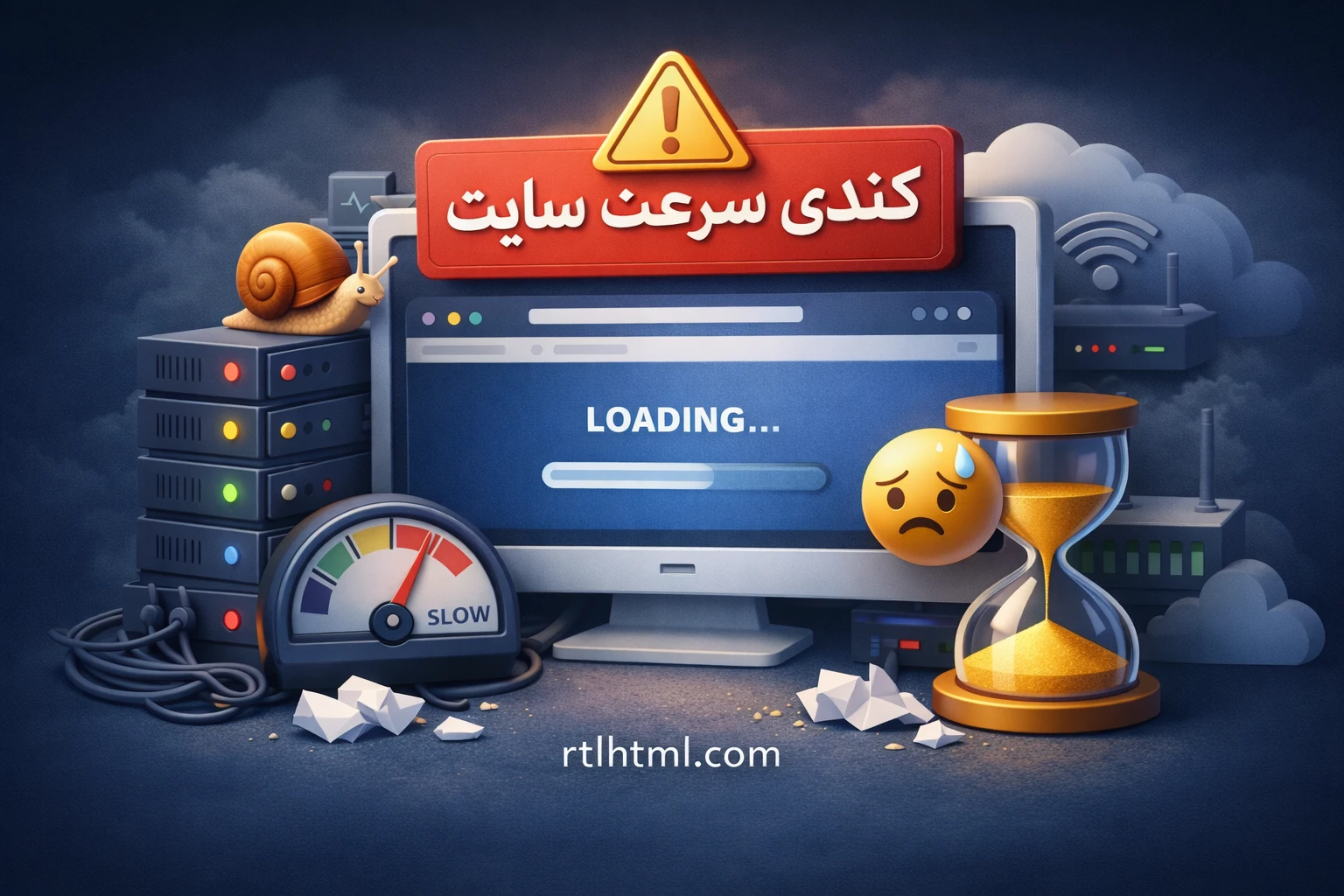 کندی سرعت سایت و راهکارهای رفع آن
