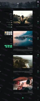 قالب Baha | قالب HTML شخصی باها برای رزومه، پورتفولیو و بلاگ